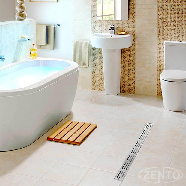 Thoát sàn inox304 Zento ZT551-90 (90x10cm)
