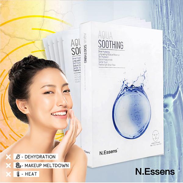 N.Essens Mặt Nạ Dưỡng Ẩm Aqua Soothing  (1 miếng, 28ml/pc)