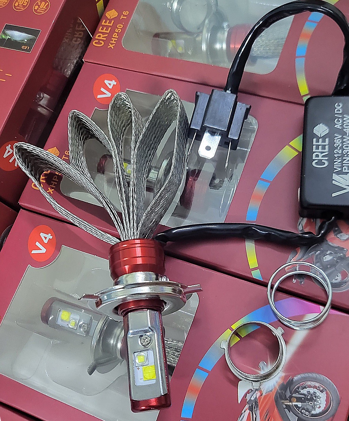 Đèn trợ sáng - Đèn led - Bi cầu lòi