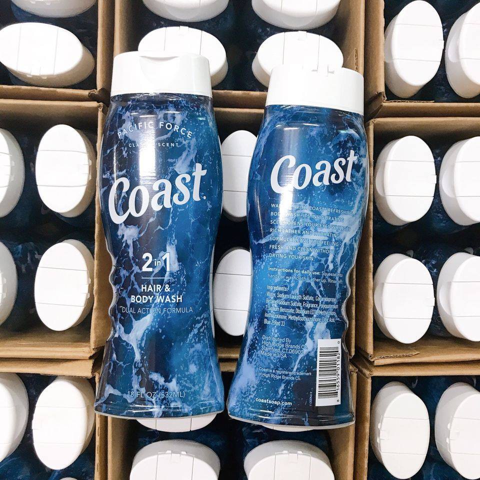 Sữa tắm gội Coast 2In1 Mỹ 532ml