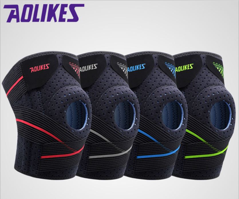 [HCM]Bó Gối Bảo Vệ Khớp Gối Silicon Cao Cấp Aolikes AL7909 (1 Chiếc) Đai Cuốn Gối Bảo Vệ Đầu Gối Thể Thao Tập Gym Thủ Môn