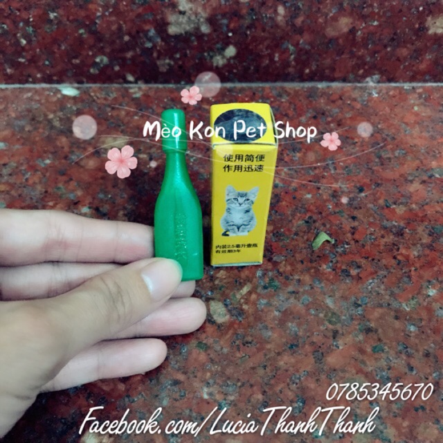 [HCM]Lọ thuốc  rận chó mèo