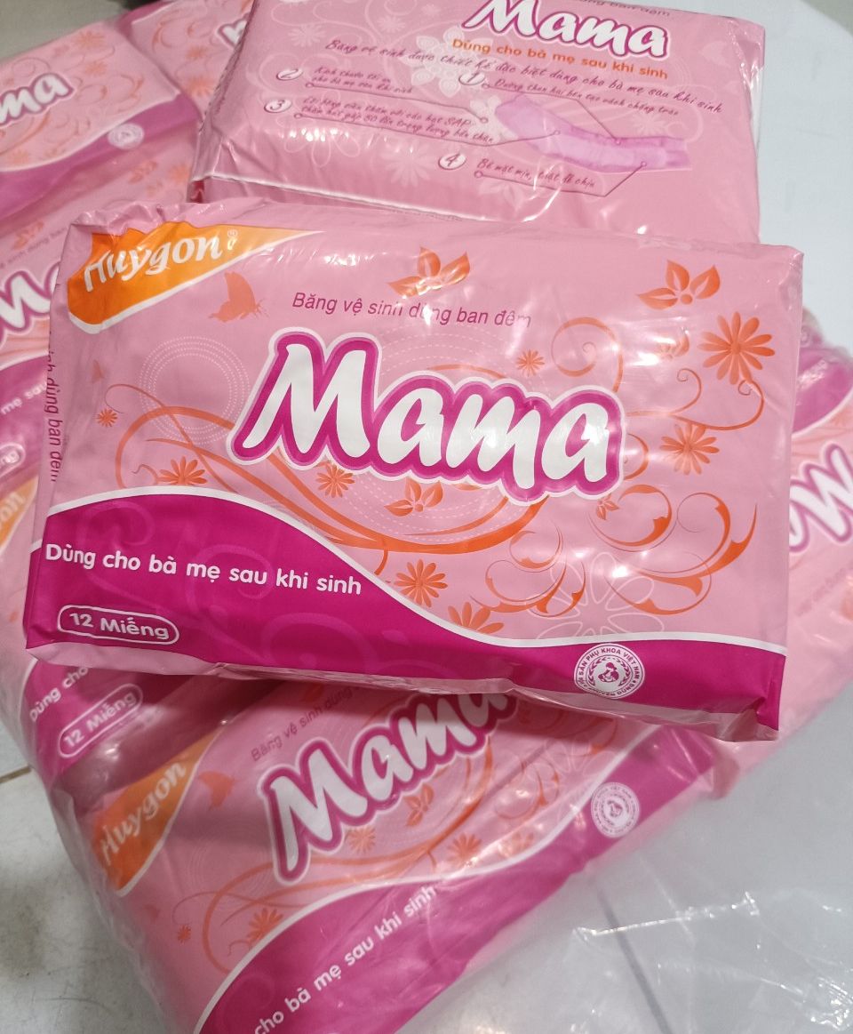 Băng vệ sinh Mama gói 12 miếng