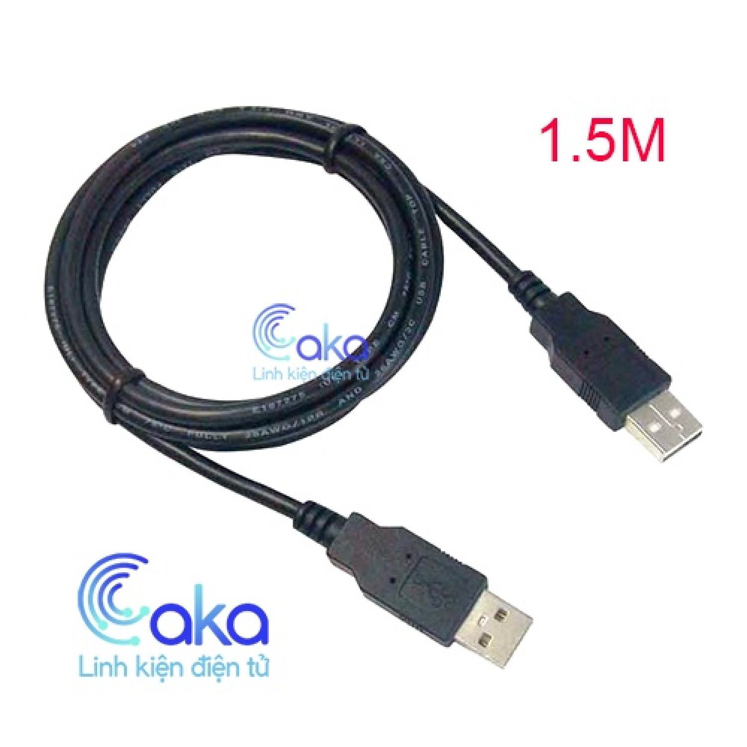 Dây cáp USB nối dài Đực Đực 1.5M