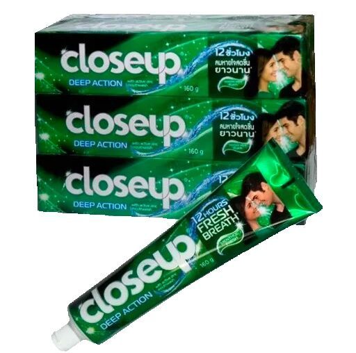 1 tuýp Kem đánh răng Closeup Thái Lan 160g