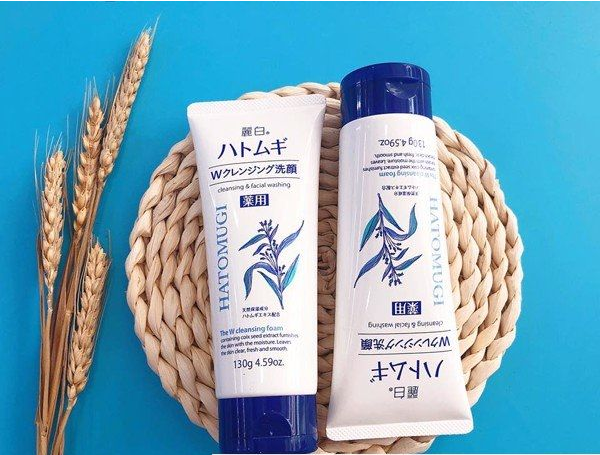 sữa rửa mặt ý dĩ hatomogi dùng siêu thích
