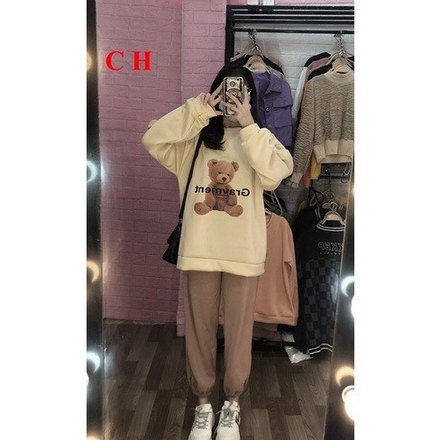 BỘ NỈ GẤU GRA CH94
