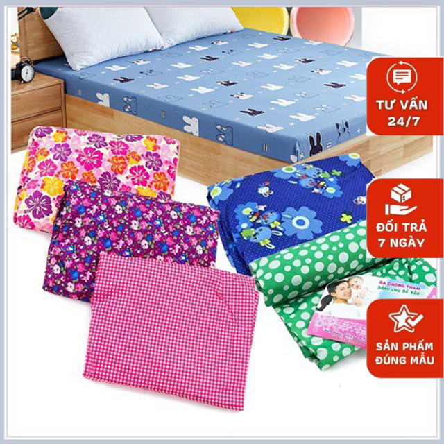 [ GIẢM 15K SHIP MỌI ĐƠN HÀNG ] Ga Chống Thấm Hoa Văn đủ Kích Thước, Drap Chống Thấm 2 Trong 1 Bảo Vệ đệm đặc Biết Không Gây Mùi Khó Chịu, Ga Chống Thấm M6X2M, M8X2M, 2MX2M2