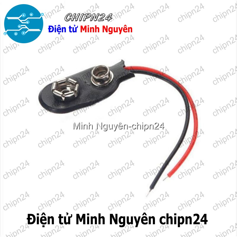 [3 sợi] (C44) Dây Đế pin 9V - HH000606