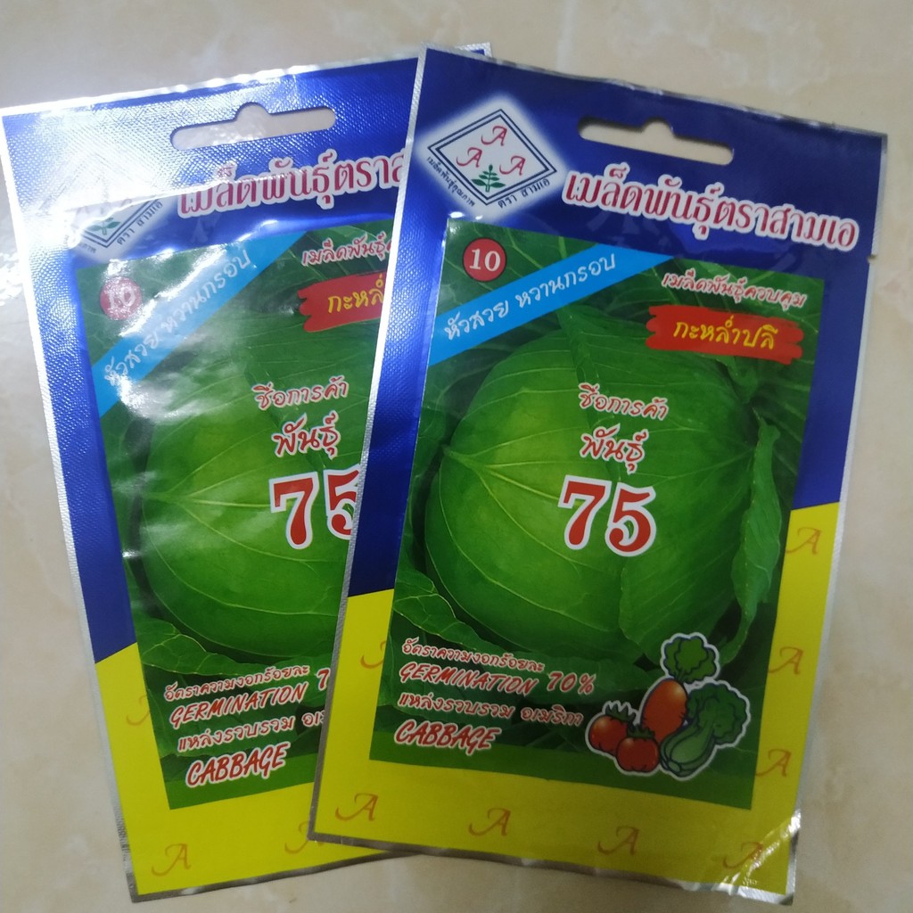 Hạt giống bắp cải xanh Thái Lan 500 hạt
