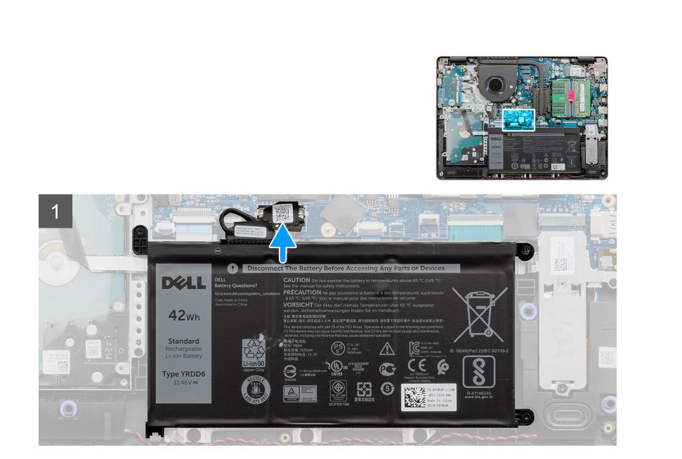 Pin dell Vostro 3405