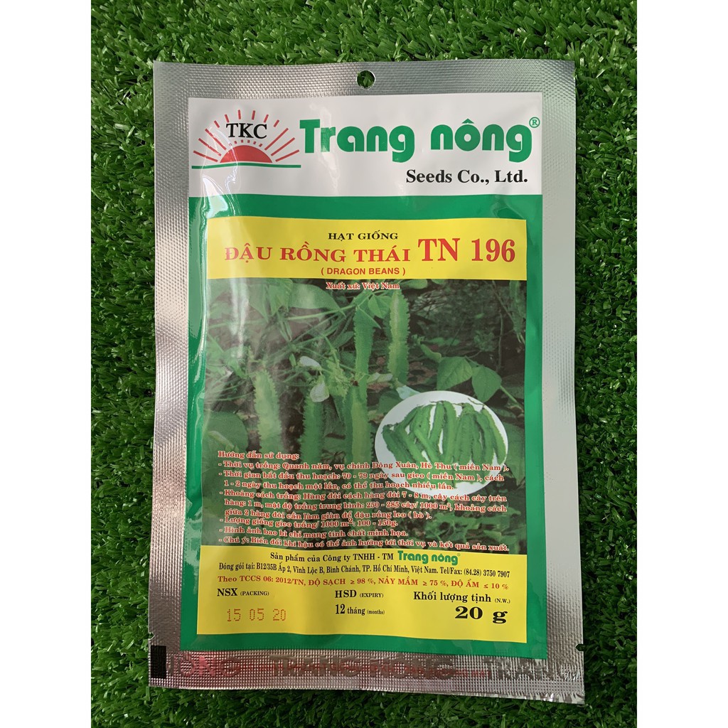 Hạt Giống Đậu Rồng Trang Nông 20gram