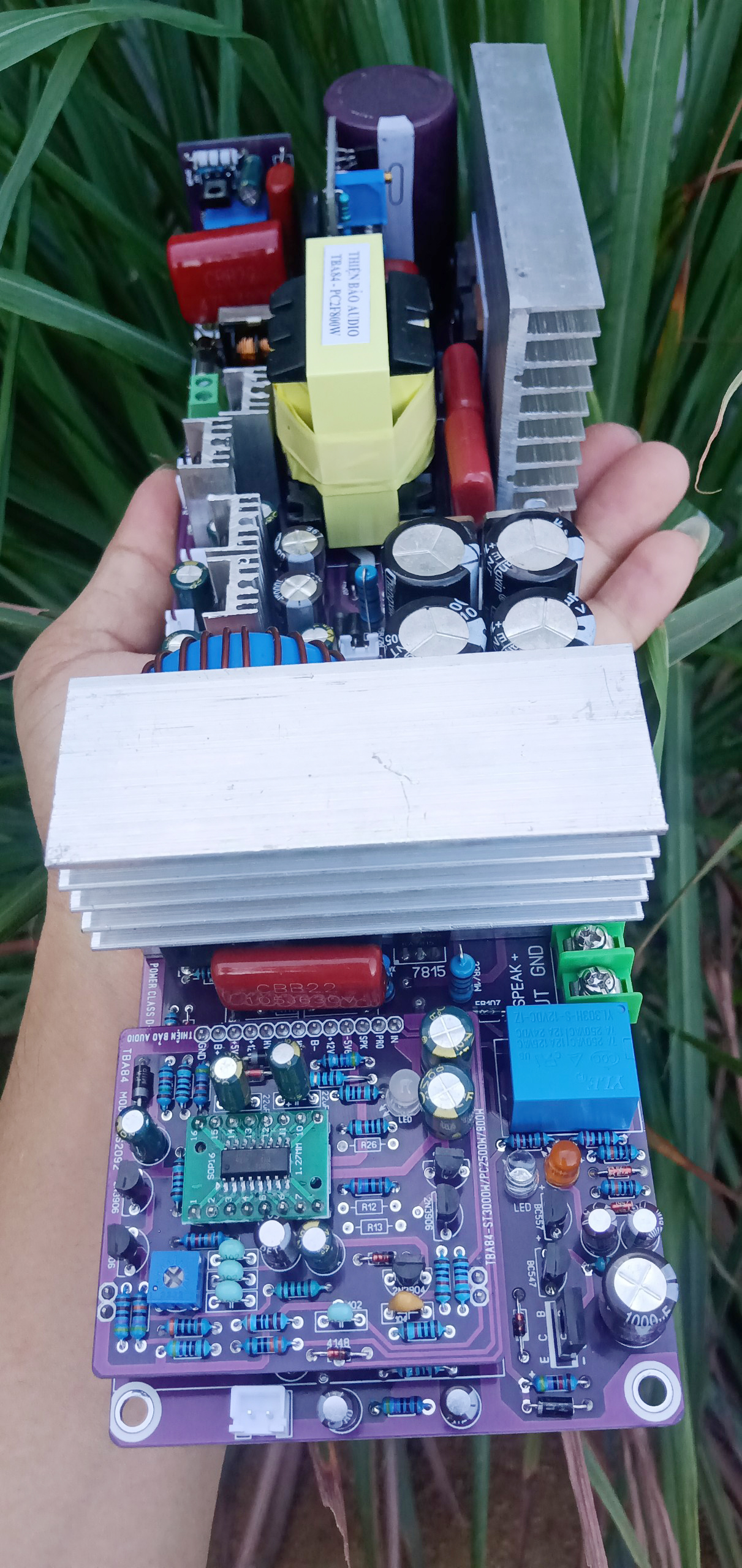 Bộ nguồn xung liền công suất class D 1 kênh