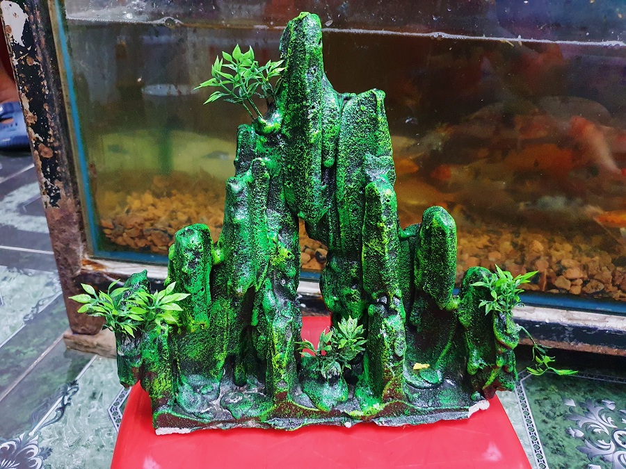 THÁC TRANG TRÍ HỒ CÁ NON BỘ 22X4X22CM