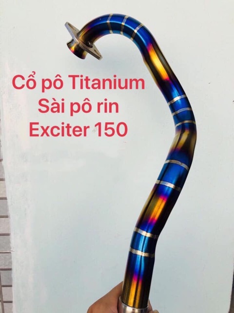 [HCM]cổ titan sài cho pô ex 150
