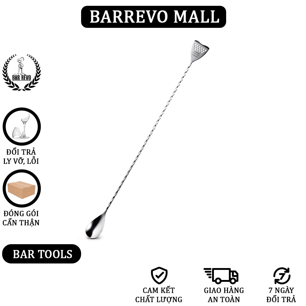 Mixing Spoon - Thìa khuấy 40cm - Dụng cụ Bartender