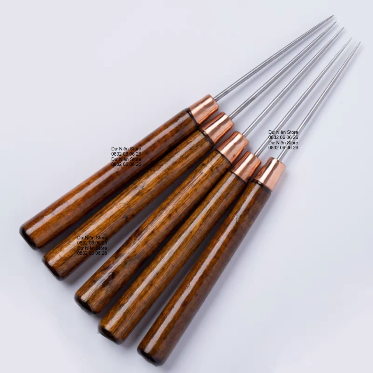 Dùi Nhọn Đục Lỗ Cán Gỗ 16cm