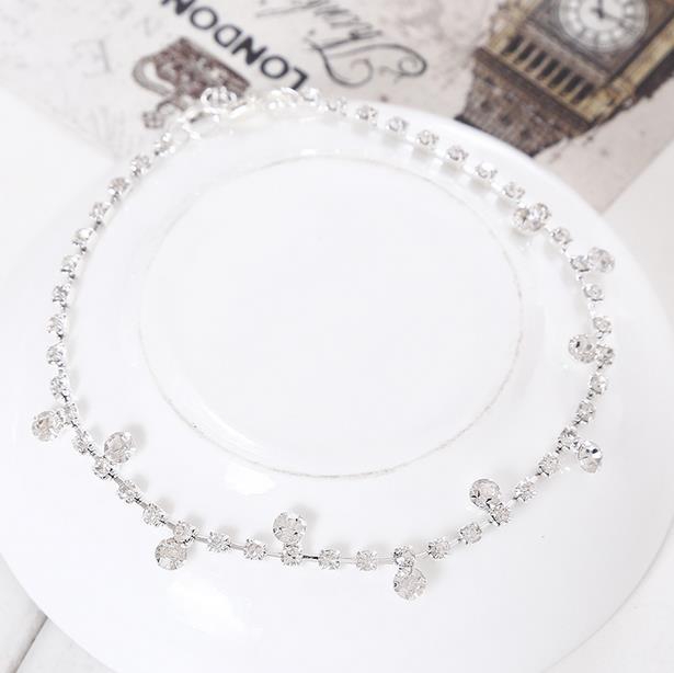 Lắc chân nữ thời trang đính hạt L2051