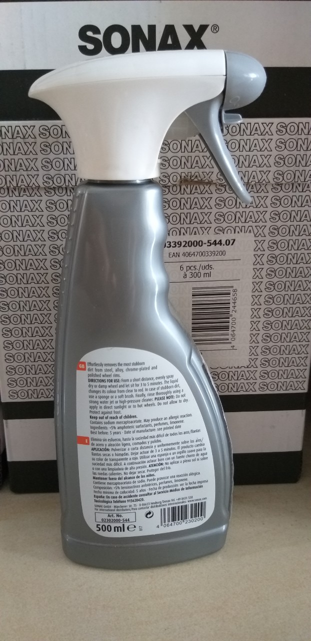 Dung dịch rửa vành cao cấp - Sonax xtreme wheel cleaner full effect