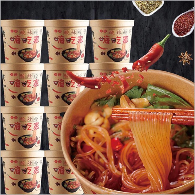 Miến cay Trùng Khánh - 1 hộp - 120g