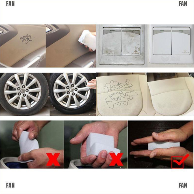 Set 20 Miếng Bọt Biển Lau Chùi Đa Năng