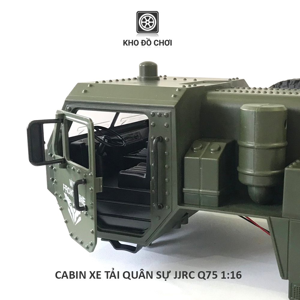 Cabin xe tải JJRC Q75 HEMTT 6x6 1:16