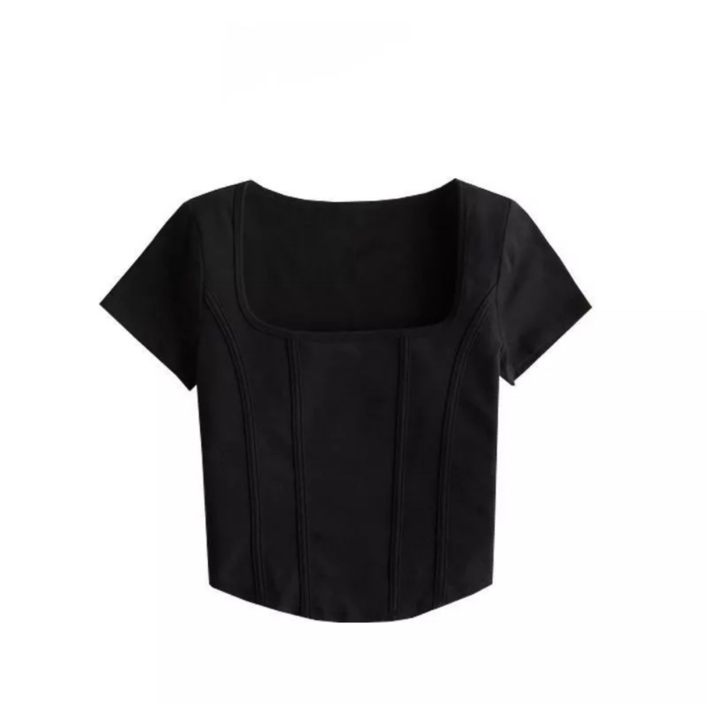 Áo cổ U xương cá nữ Bigsize