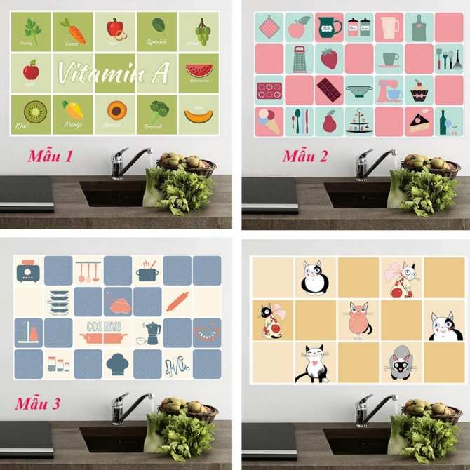 MIẾNG DÁN BẾP CHỐNG THẤM DẦU CHỐNG NƯỚC