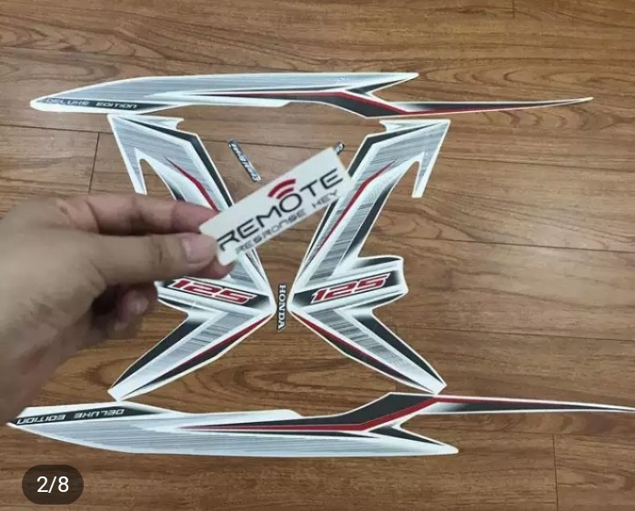 BỘ TEM AIR BLADE 2014 MÀU BẠC 3 LỚP CAO CẤP