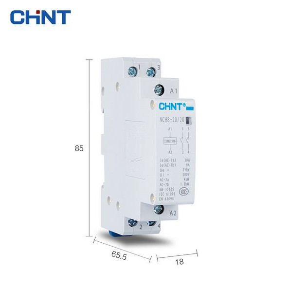Khởi động từ 1 pha CHINT NCH8-25A/220V