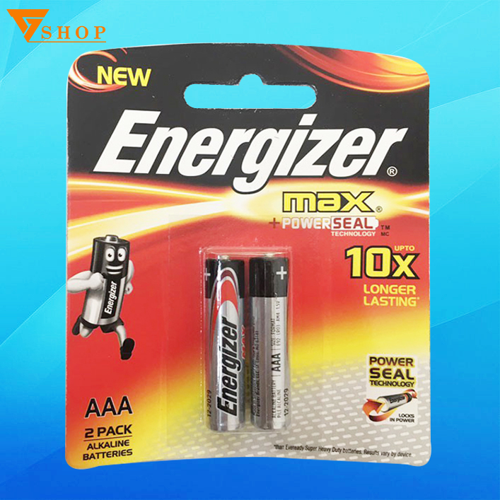 1 vỉ Pin Energizer AAA , Pin đũa LR03 E92 ( 1 vỉ 2 viên )