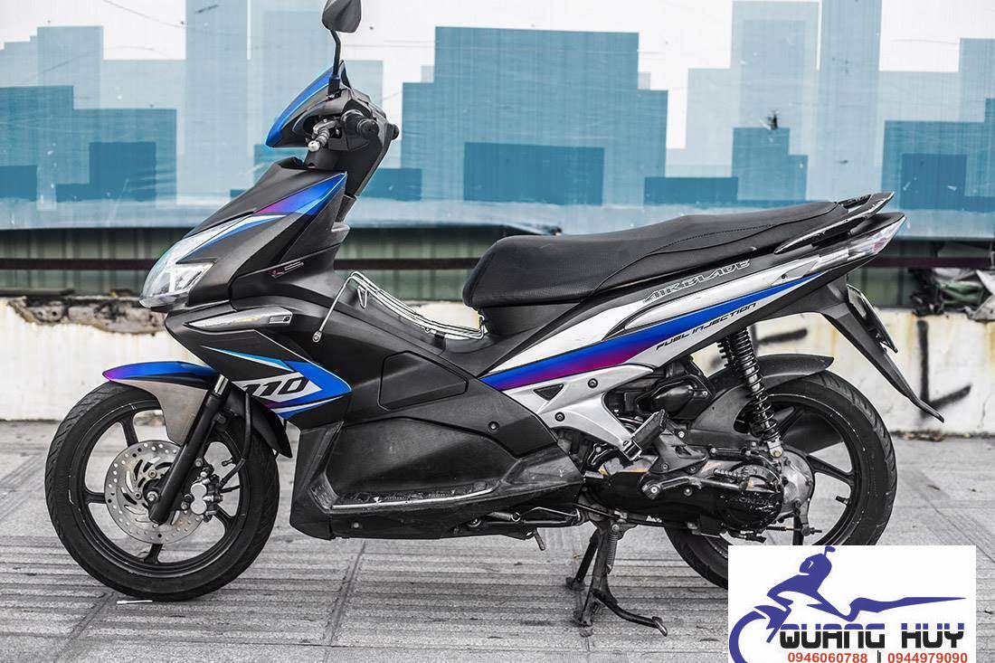 Tem trùm airblade trắng xanh,team decal ab 2007-2010