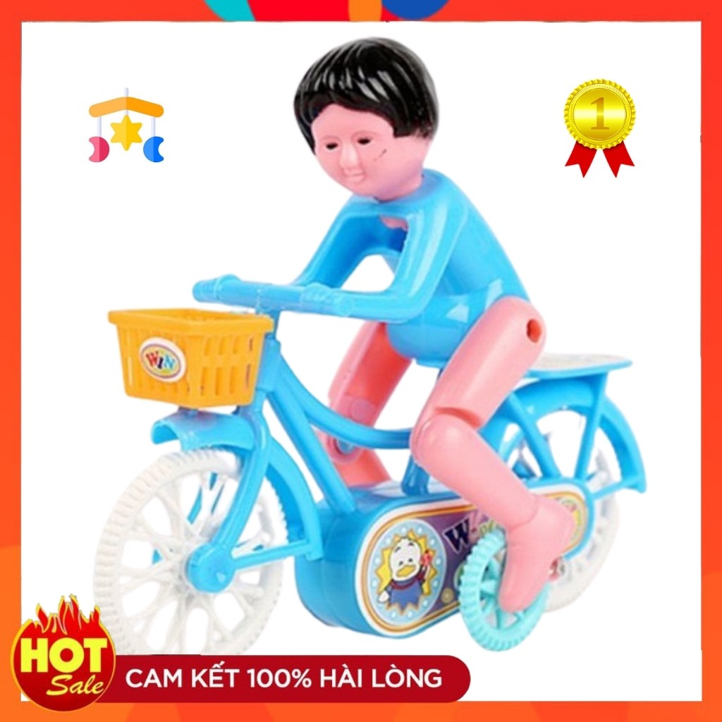Đồ Chơi Mô Hình Xe Đạp Đua Chạy Cót