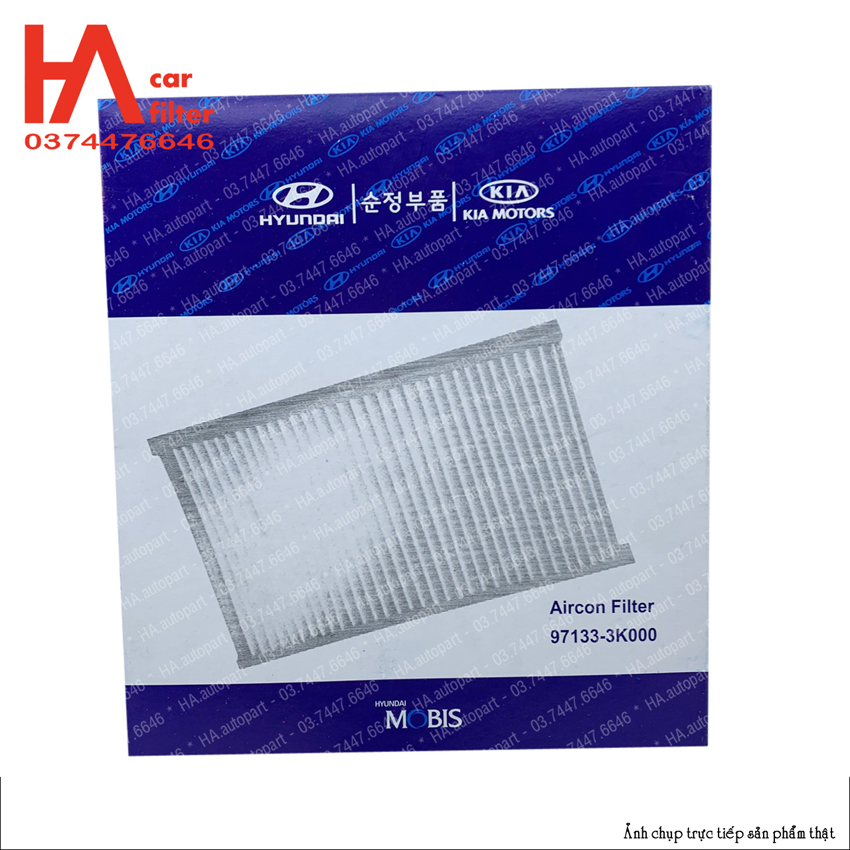 Lọc gió điều hòa santafe đời 2005-2009, santafe đời 2019-2022, sonata 2004-2010, sonata 2019-2022
