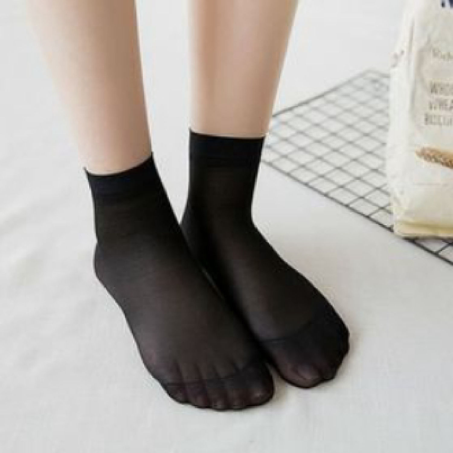 5 đôi tất da chân nữ mỏng siêu dai, tất giấy mỏng dai - TN03