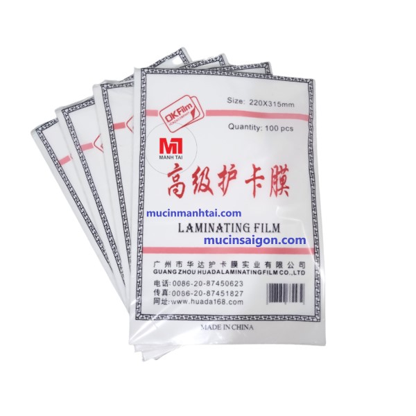 Nhựa ép ok film a4-37 mic