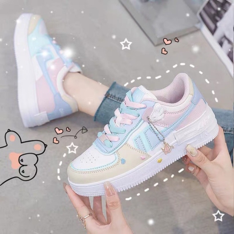 Giày sneaker nữ đẹp, giày thể thao nữ thời trang chữ AIR phong cách nữ tính, mềm mại, êm chân, chống mùi cảm giác thoải mái. giá rẻ