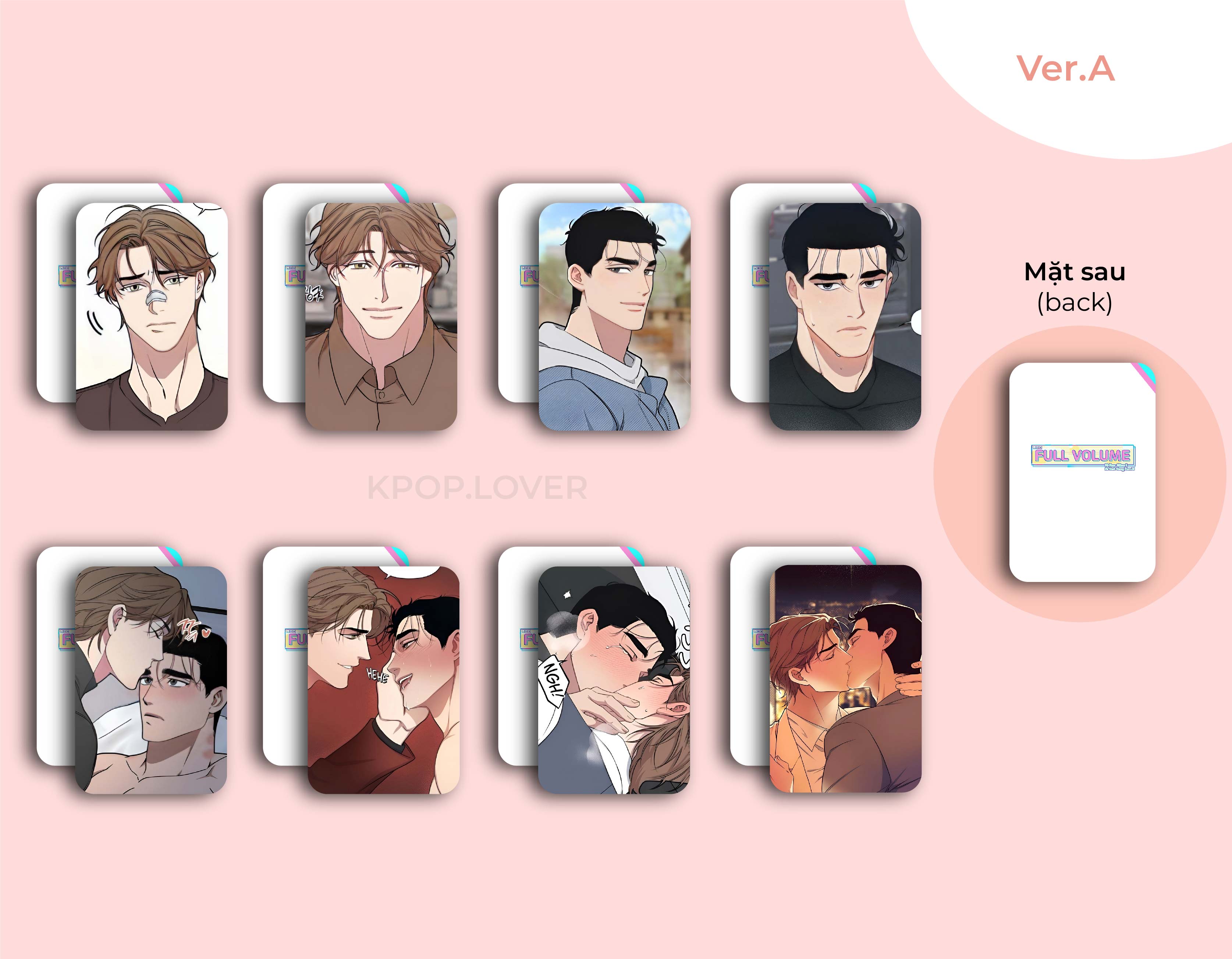 SET 8 CARD BO GÓC Full Volume