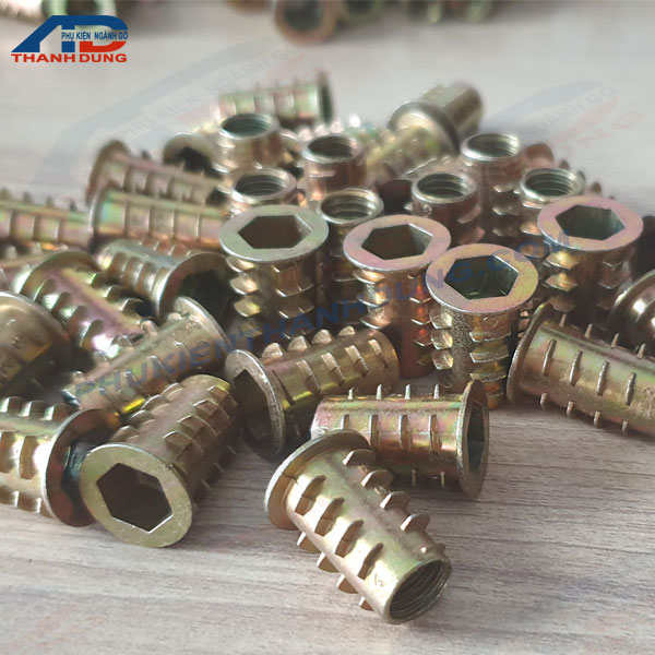 [Gói 10 cái]Ốc Cấy Gỗ Có Vành M8x20
