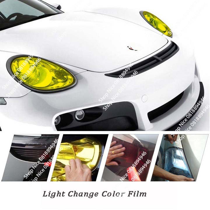 Decal dán pha đèn xe máy ô tô Khổ 60cm