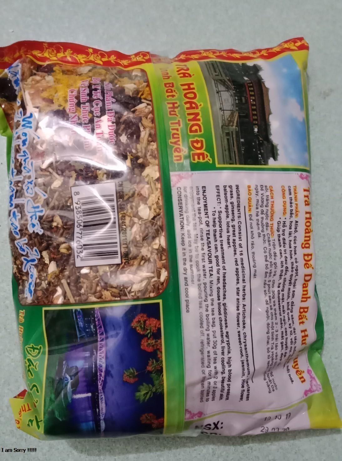 2 gói x 500g Trà hoàng đế G9 ( 1kg trà cung đình Huế )