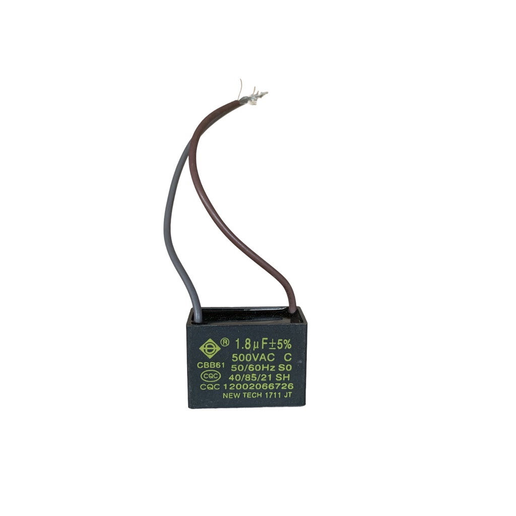 Tụ điện cbb61 1.8uf 500/450v ac dành cho quạt trần nhà