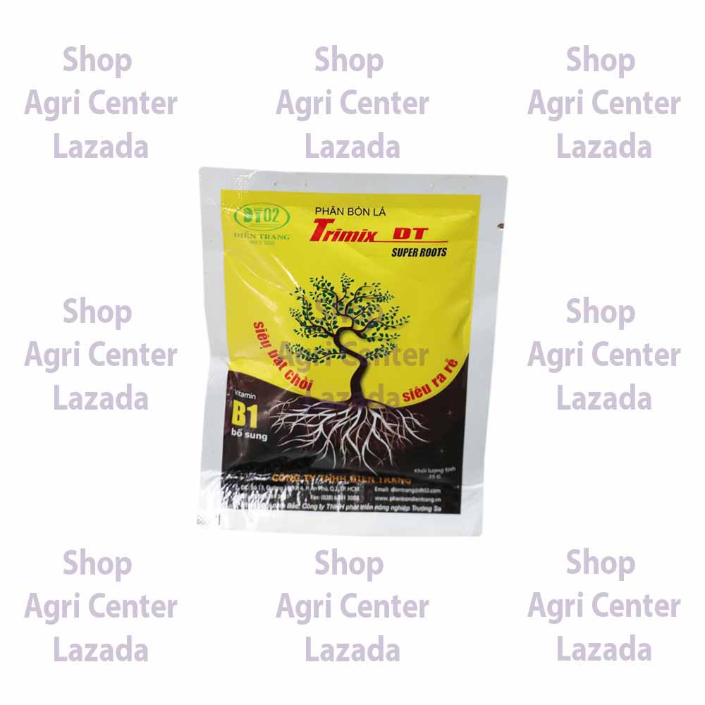 Phân bón Trimix DT -  SUPER ROOTS Siêu ra rễ Bổ Sung Vitamin B1 (Gói 25g)