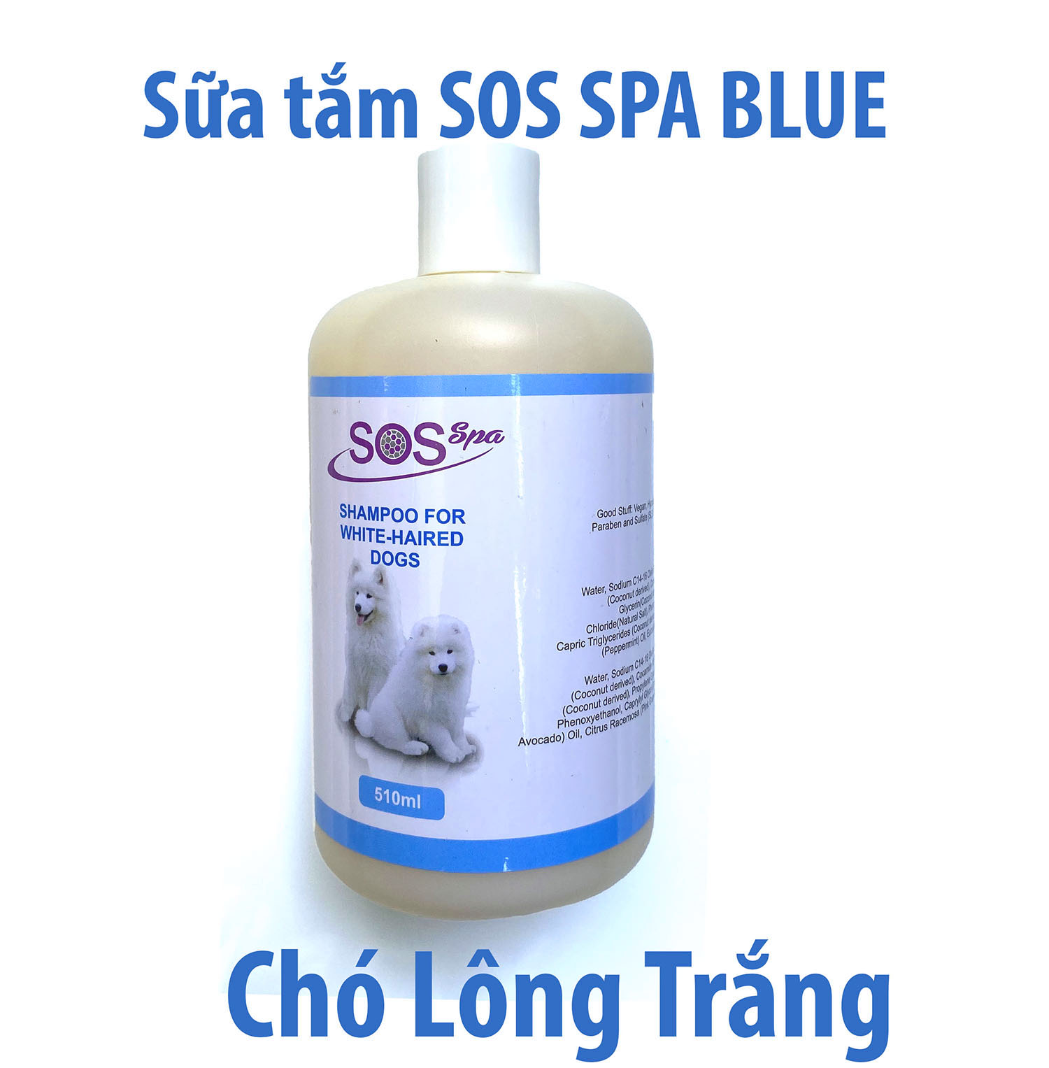 Hanpet - Sữa Tắm SOS - cho chó mèo ( 366b) dầu tắm chó / mượt lông chó / dầu gội chó mèo / dầu gộ