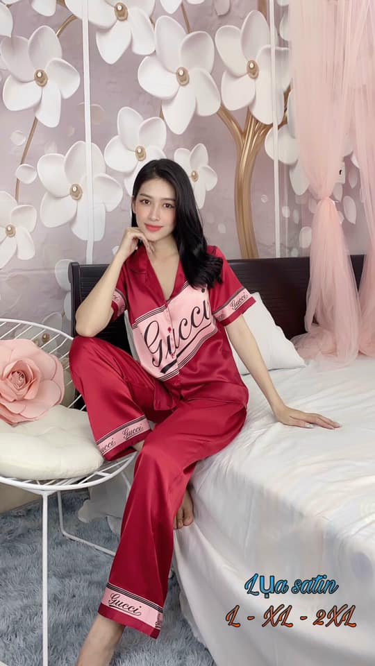 BỘ PIJAMA LỤA SATIN CAO CẤP - (48-75 KG)