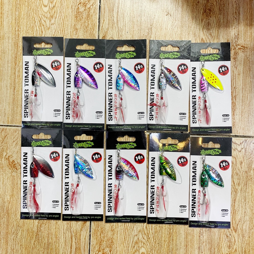 Mồi lure Toman Spinner 14gr