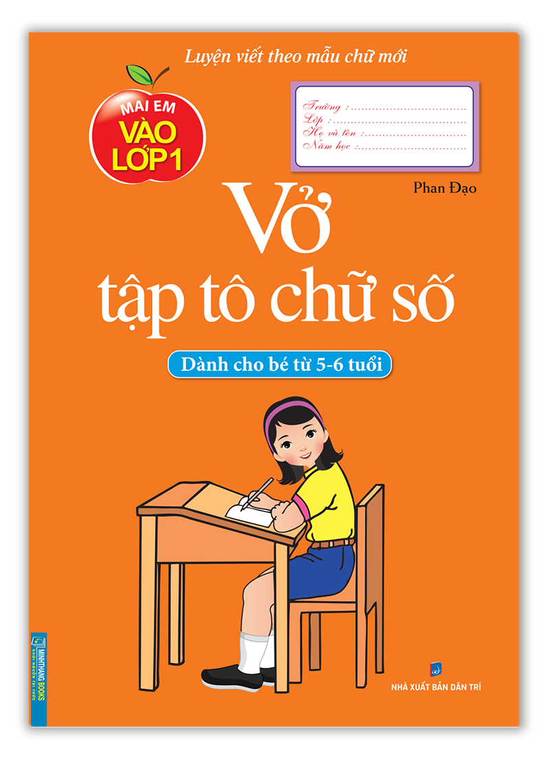 Vở tập tô chữ số