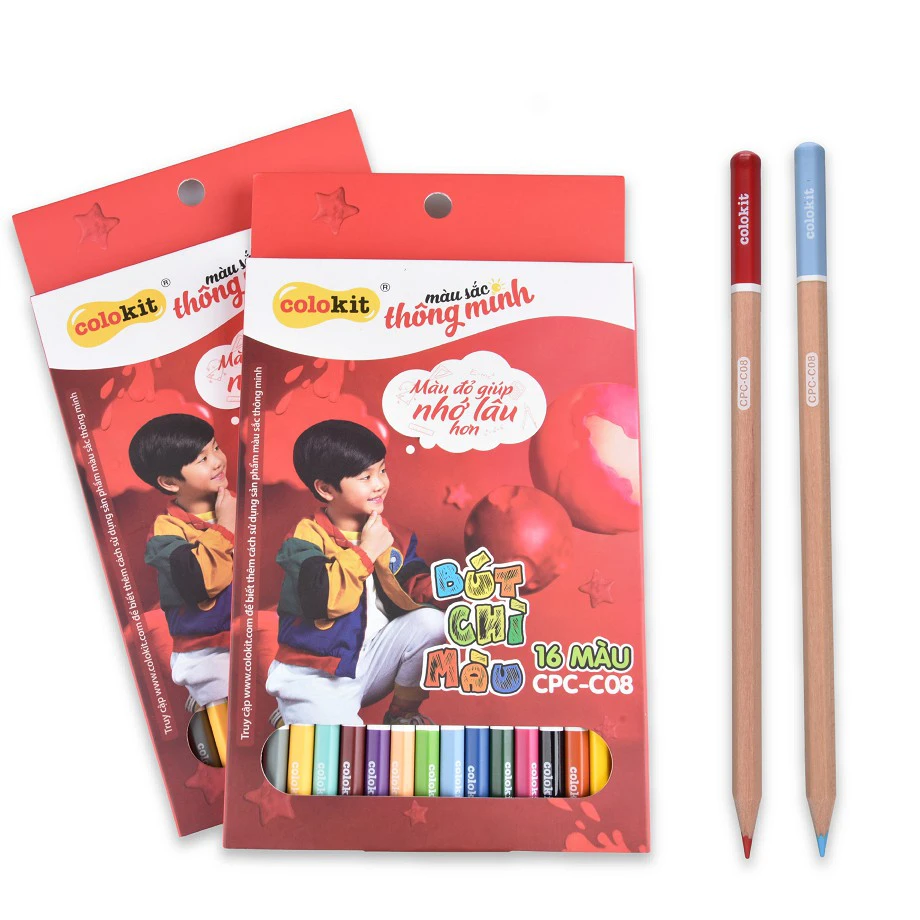 Bộ bút chì màu Colokit Thiên Long (hộp giấy)