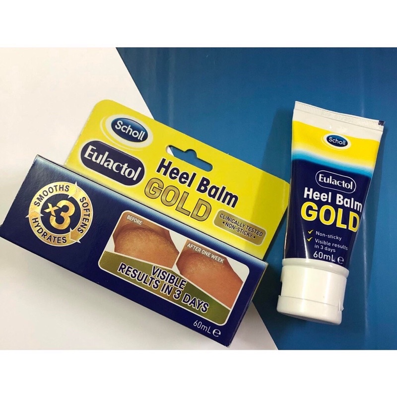 [Bill Úc] Kem hỗ trợ nứt và dưỡng gót chân Eulactol Heel Balm Gold 60ml
