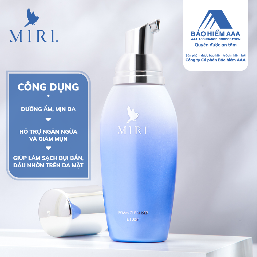 Sữa Rửa Mặt Tạo Bọt MIRI (100ml)